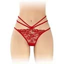 Трусики з відкритою попкою Fashion Secret Nadia Red One size