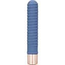 Вібратор Loveline Ribbed Mini 14.1 см синій