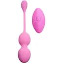 Вагінальні кульки Boss Series Vibrating Kegel Balls 19 см (рожевий)
