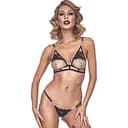 Еротичний комплект Anais Kyane L чорний