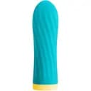 Вібратор для клітора Pleasures Bullets Twist Shout 8.5 см бірюзовий