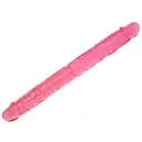 Двухсторонний фаллоимитатор Baile Double Dong 37.4 см розовый