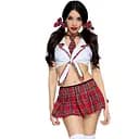 Еротичний костюм Leg Avenue Miss Prep School S/M мульті