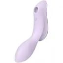 Вакуумный стимулятор клитора с вибрацией Satisfyer Curvy Trinity 2 сиреневый