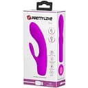 Вібратор-кролик Pretty Love Tim 15.5 см фіолетовий