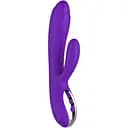 Вібратор-кролик Boss Series Joker 21.7 см фіолетовий