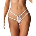 Сексуальні стрінги Obsessive Arrowel 2XL/3XL (білий)