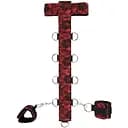 BDSM-набір Bad Kitty Neck Restraint And Handcuffs червоний