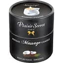 Масажна свічка Plaisir Secret Coconut, 80 мл