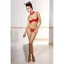 Сексуальний комплект білизни Anais Doris L (червоний)