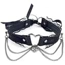 Сексуальный чокер Art of Sex - Karen из натуральной кожи