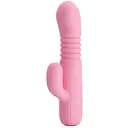 Вибратор-кролик Pretty Love Leopold 15.5 см светло-розовый