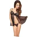 Комплект білизни Roxana 6741 S/M чорний