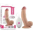 Реалістичний вібратор Lovetoy The Ultra Soft Dude 21.5 см тілесний