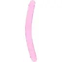 Двухсторонний фаллоимитатор RealRock Crystal Clear Double Dildo 18'' 45 см розовый