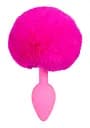Анальная пробка с пушистым хвостом Orion Colorful Joy Bunny Tail 13.5 см (розовый)