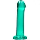 Фалоімітатор RealRock Crystal Clear 6.7" 17 см (зелений)