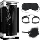 BDSM набор Lovetoy Deluxe Bondage Kit 3 шт. черный