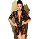 Пеньюар с трусиками Penthouse Lingerie Sweet Retreat XL черный