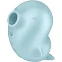 Вакуумний стимулятор клітора з вібрацією Satisfyer Sassy Seal блакитний