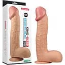 Великий фалоімітатор LoveToy Legendary King Sized Realistic 28 см тілесний