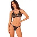 Комплект білизни Obsessive Celia Noir XS/S чорний