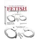 Наручники Pipedream Fetish Fantasy Beginner Metal Cuffs серебристый