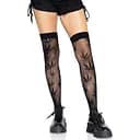 Панчохи Leg Avenue 420 Net thigh highs Black