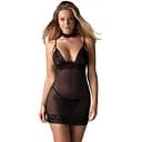 Эротический комплект Obsessive Donarella XL/2XL черный