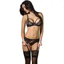 Комплект білизни Casmir Keith S/M чорний