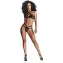 Комплект білизни Demoniq LadyX Aina L чорний