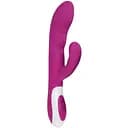 Вібратор-кролик Javida Heating Vibe 22 см рожевий