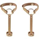 Пара браслетов на запястье и палец Bijoux Indiscrets MA Hand Bracelet Harness Black экокожа One size