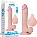 Фалоімітатор з еякуляцією LoveToy Squirt Extreme 23 см тілесний