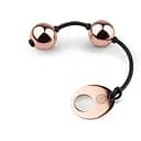 Металеві вагінальні кульки Rosy Gold Nouveau Kegel Balls для просунутого тренування м'язів тазового дна 376 г 2.8 см 