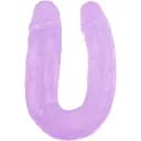 Двосторонній фалоімітатор Hi-Rubber Born To Create Pleasure 14 Inch 43 см фіолетовий
