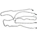 Зажимы для сосков с цепочкой Fetish Collection серебристый