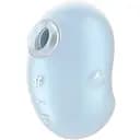 Вакуумний стимулятор клітора з вібрацією Satisfyer Cutie Ghost блакитний