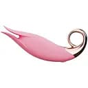 Вібратор для клітора Boss Series Flirting Tongue Licking 13 см світло-рожевий