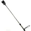 Стек классический, натуральная кожа 75 см, черно-золотой