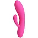 Вибратор-кролик Pretty Love Ives 16.9 см розовый