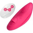 Вібратор для клітора Boss Series Strap On Vibrator 01 світло-рожевий