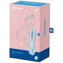 Багатофункціональний вібратор Satisfyer Threesome 1 14 см блакитний