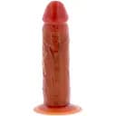 Фалоімітатор Get Real Skin Foreskin Dong 16 см (коричневий)