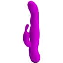 Вібратор-кролик Pretty Love Mystic 23.5 см фіолетовий
