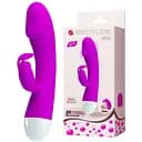 Вібратор-кролик Pretty Love Will 18 см фіолетовий