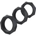 Набор эрекционных колец Hidden Desire Heavy C-Ring Set 3 шт (черный)