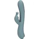 Вібратор-кролик Loveline Fingering Motion 22.5 см сірий