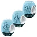 Набор мастурбаторов Satisfyer Masturbator Egg Savage Set 3 шт. белый