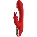 Вибратор-кролик Dreamtoys Red Revolution Artemis 21 см красный